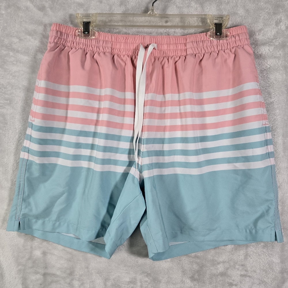 Chubbies Striped Shorts Extra Large XL Inseam 5.5" Classic Swim Trunks Men Lined